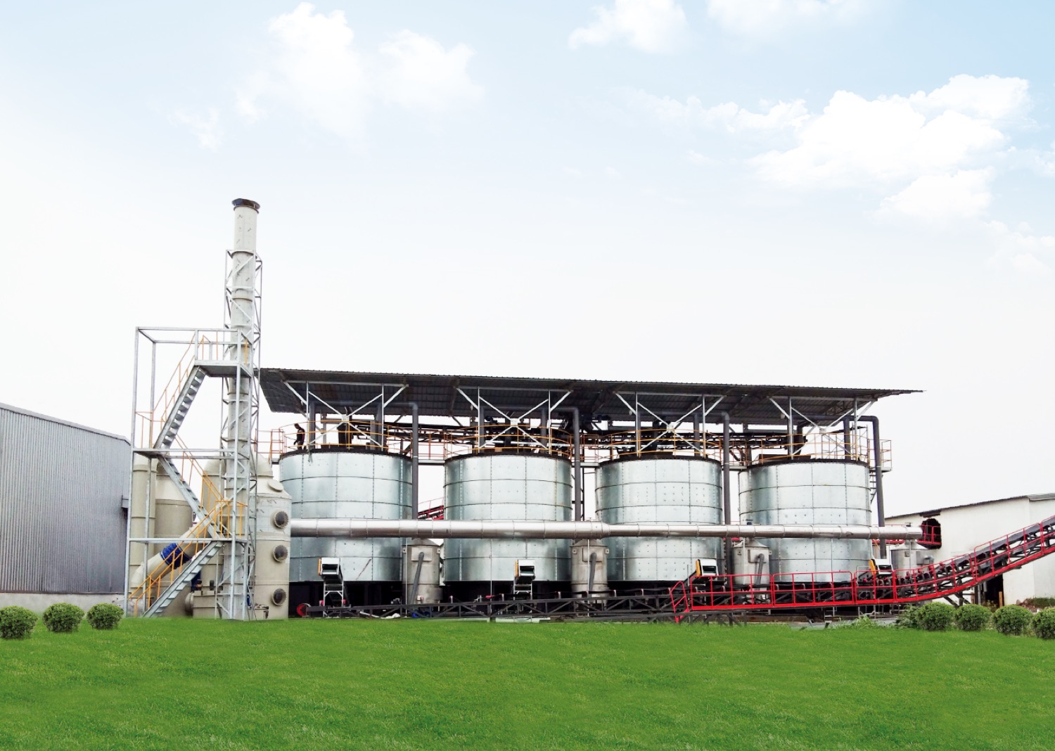 Manure fermentation tank